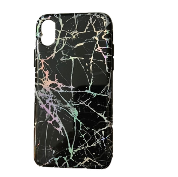 𝅺HOLO Black Marble iPhone Case iPhone XS. - Picture 1 of 6